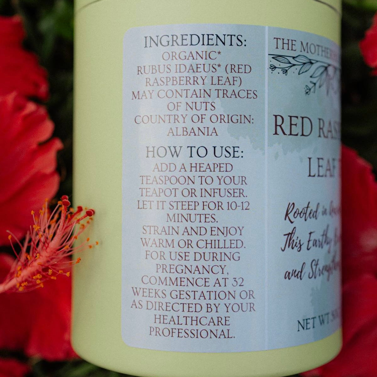 Organic Raspberry Leaf Pregnancy Tea | Natural Support for Pregnancy & Labor