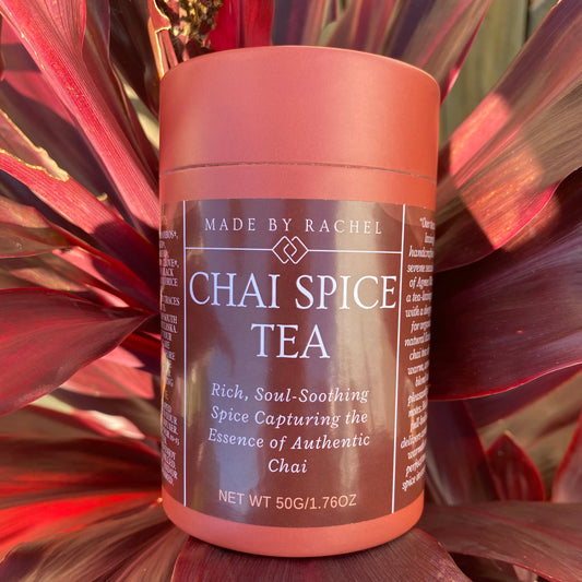 Delight in the All-Natural Goodness of Our Caffeine-Free Chai Spice Tea