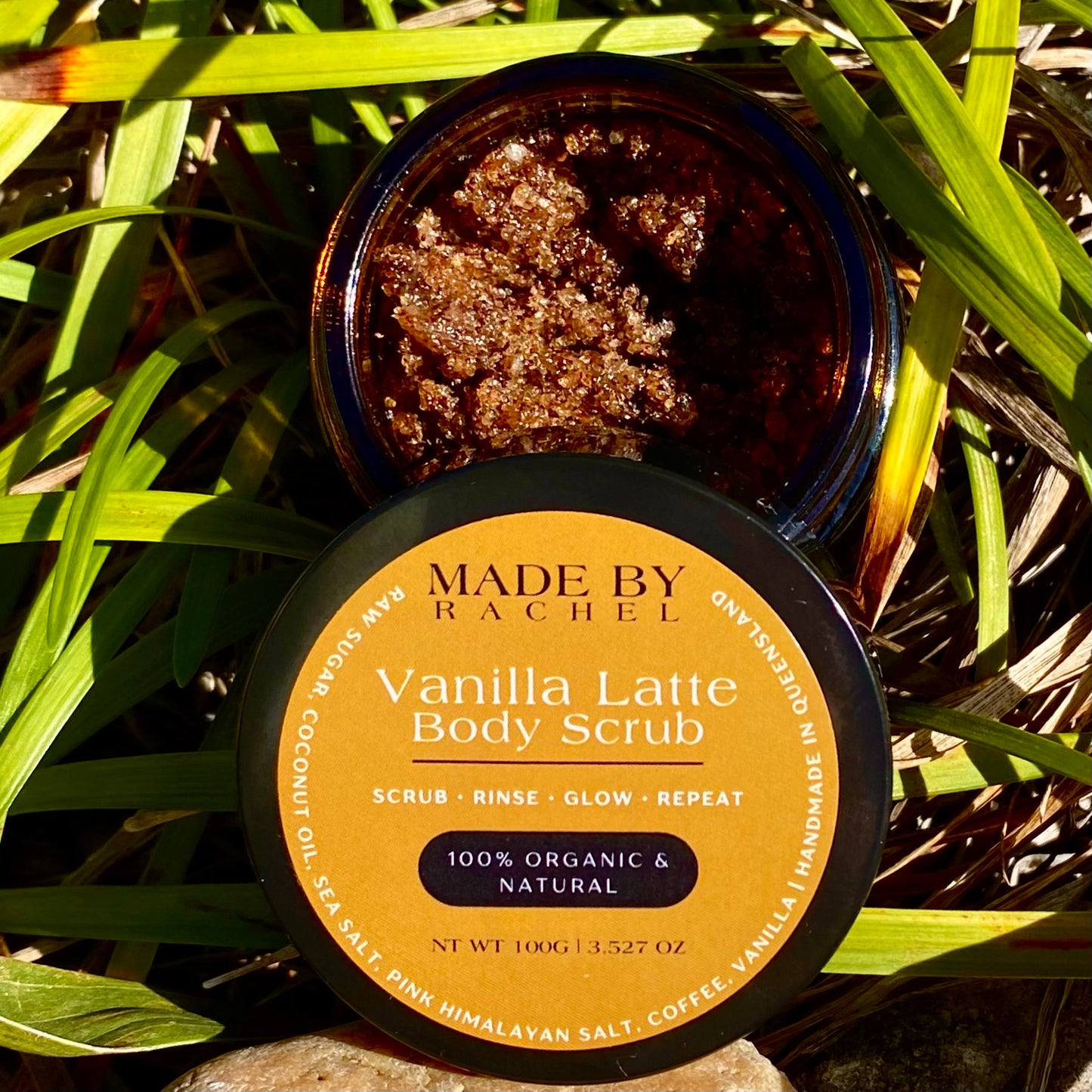 Vanilla Latte Body Scrub | Organic Coffee Exfoliating Scrub