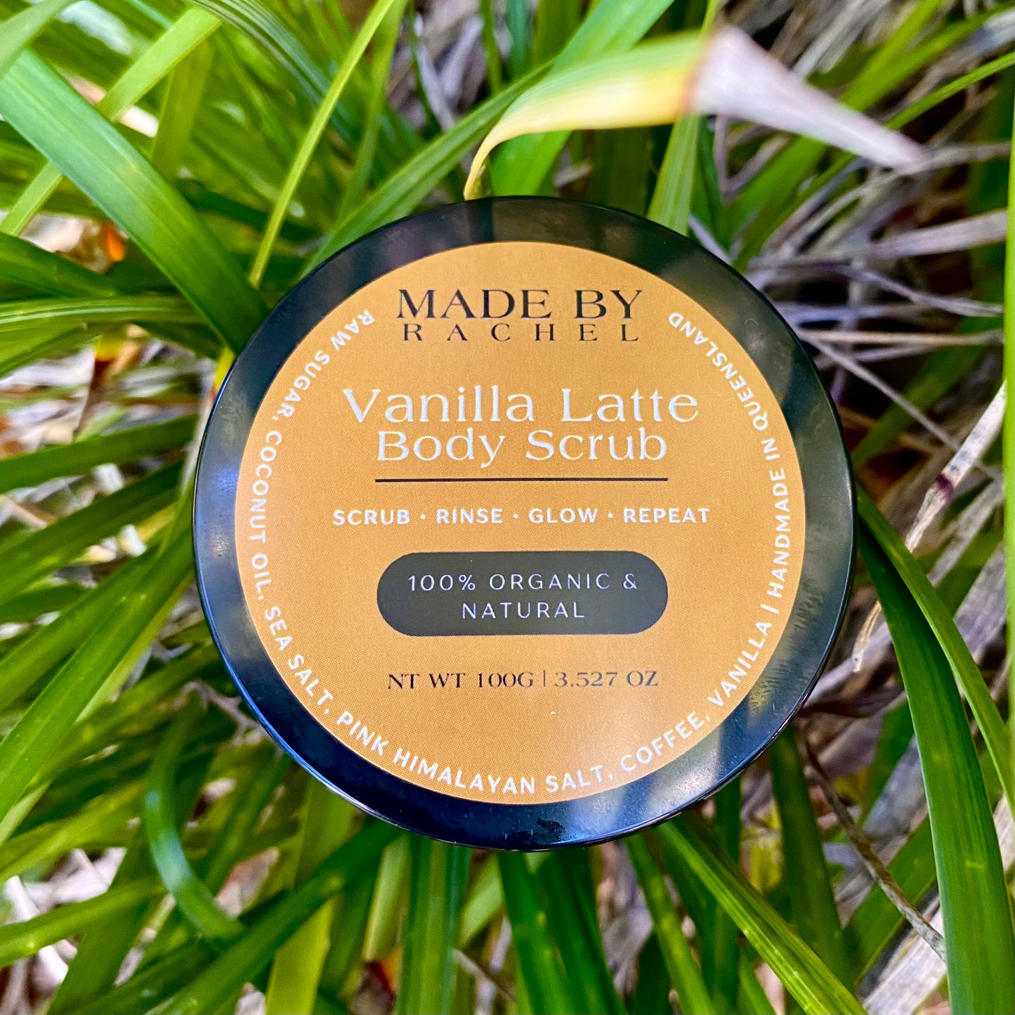 Vanilla Latte Body Scrub | Organic Coffee Exfoliating Scrub