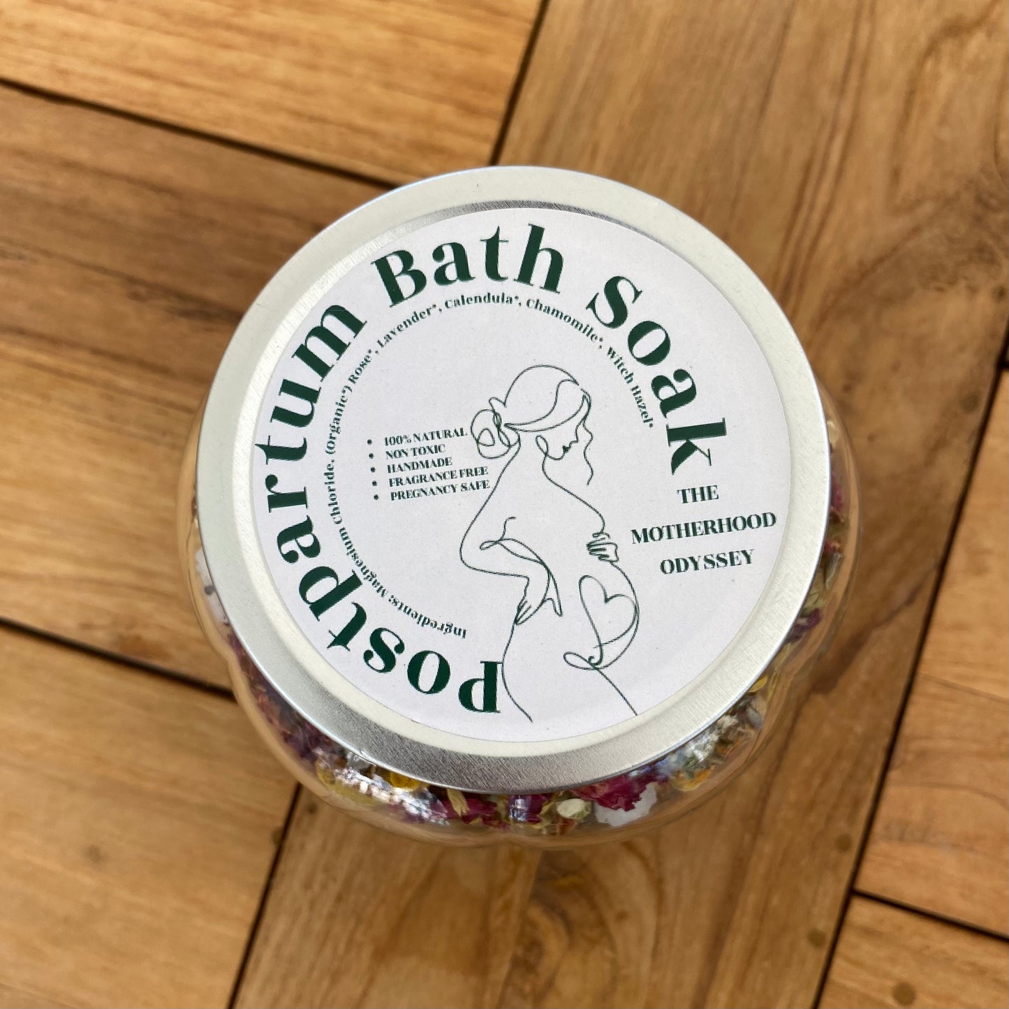 Organic Postpartum Bath Soak | Postpartum Bath Salts | Healing Magnesium Soak