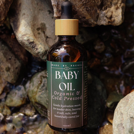 Organic Baby Oil | Organic Cold Pressed Oil for New Born Babies and Infants | Soothing Oil for Nappy Rash | Soothing Oil for Cradle Cap | Soothing Oil for Babies