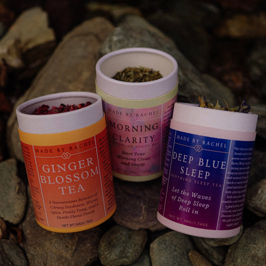 Organic Tea Trio | All-Day Wellness Herbal Tea Collection | Rise, Restore, Rest |