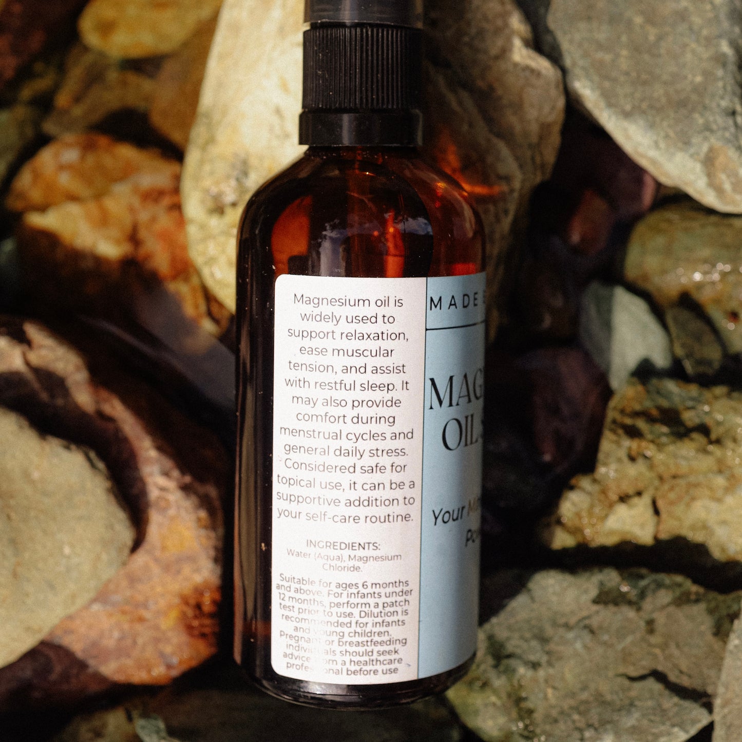 Magnesium Oil Spray for Pregnancy & Postpartum | Natural Muscle Relief