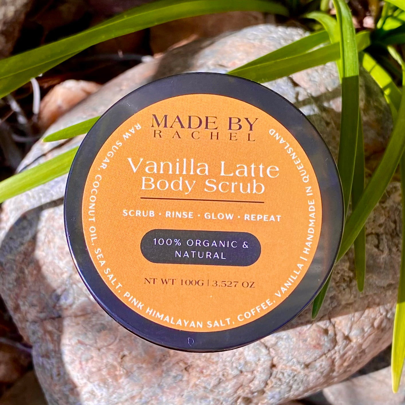 Vanilla Latte Body Scrub | Organic Coffee Exfoliating Scrub